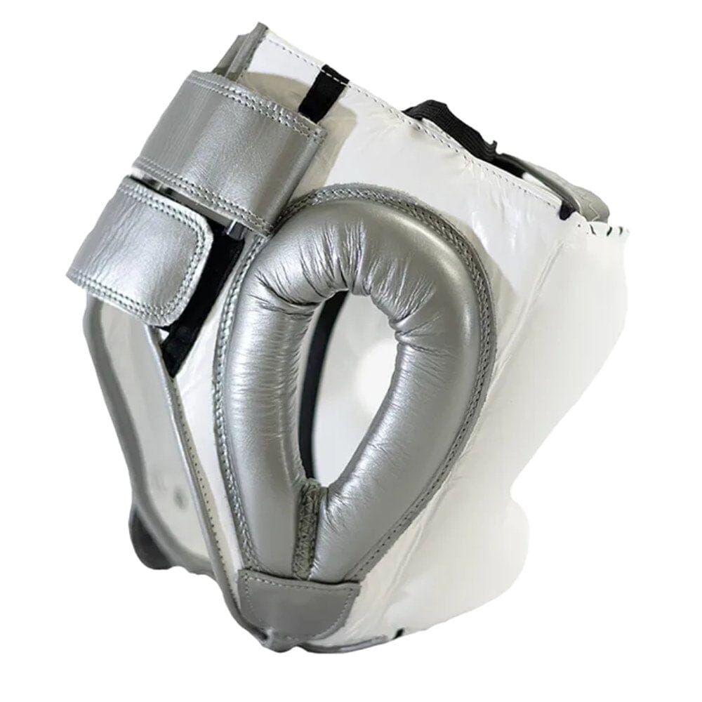 Cleto Reyes Silver Storm Traditional Head Gear White/Silver – MMA