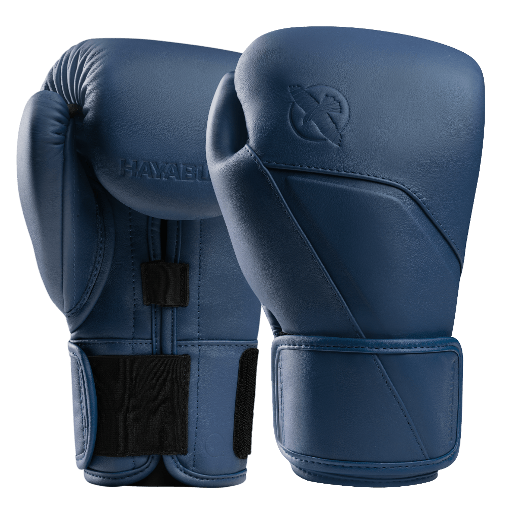 Hayabusa E1 Leather Boxing Gloves Blue Boxing Gloves Hayabusa Blue 12oz 