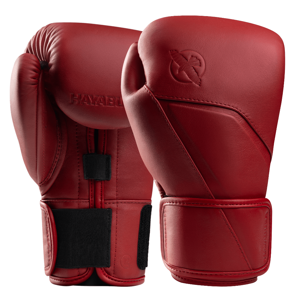 Hayabusa E1 Leather Boxing Gloves Red Boxing Gloves Hayabusa Red 12oz 
