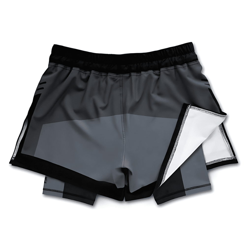 Engage Iron Grey 2-in-1 Fight Shorts MMA Shorts Engage 
