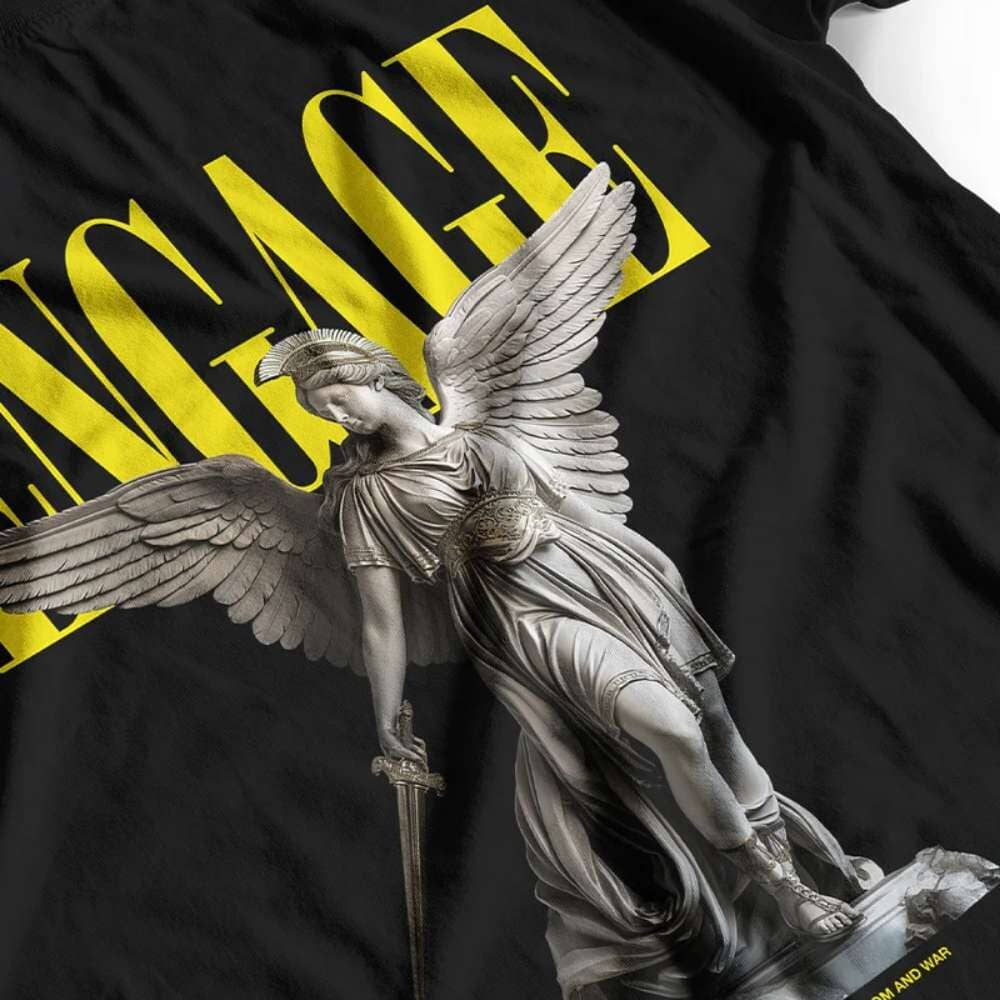 Engage 'Athena' Oversized T-Shirt Black T-Shirts Engage 