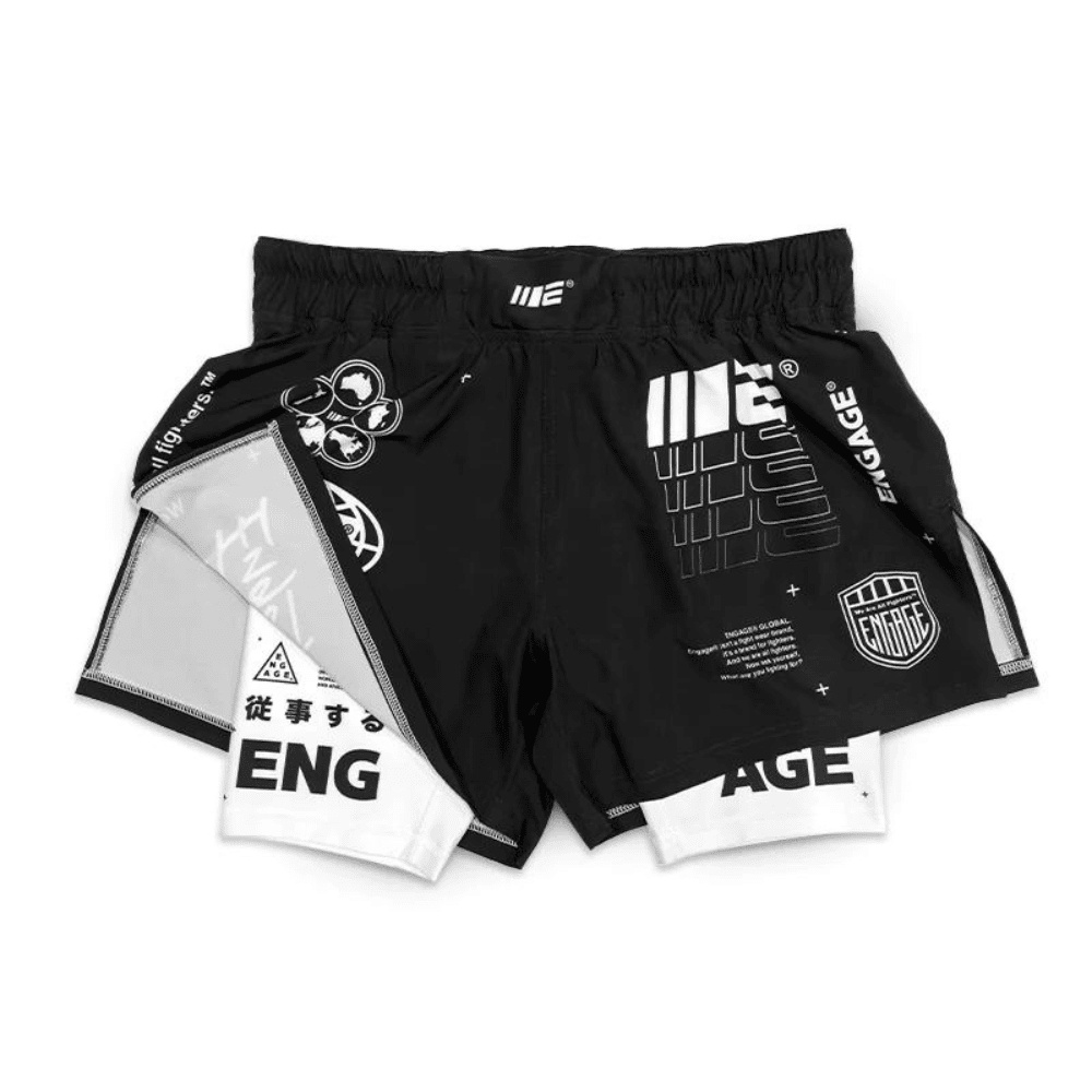Engaging Shorts Engage Billboard 2-in-1 Fight Shorts – MMA Fight Store