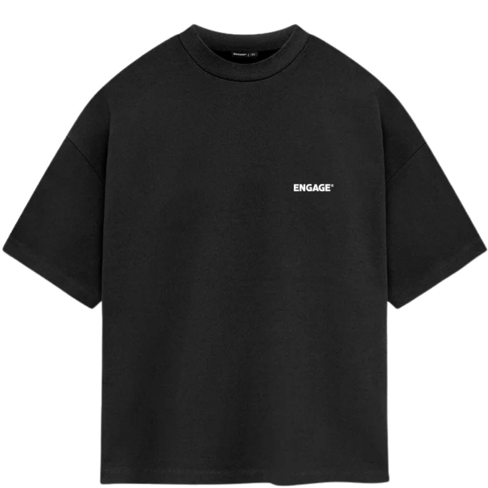 Engage 'Black Mamba' Oversized T-Shirt Black T-Shirts Engage 