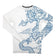 Engage Blue Dragon Long Sleeve Rashguard White/Blue Rashguards Engage White/Blue Small 