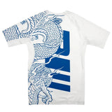 Engage Blue Dragon Short Sleeve Rashguard White/Blue Rashguards Engage 
