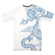 Engage Blue Dragon Short Sleeve Rashguard White/Blue Rashguards Engage White/Blue Small 