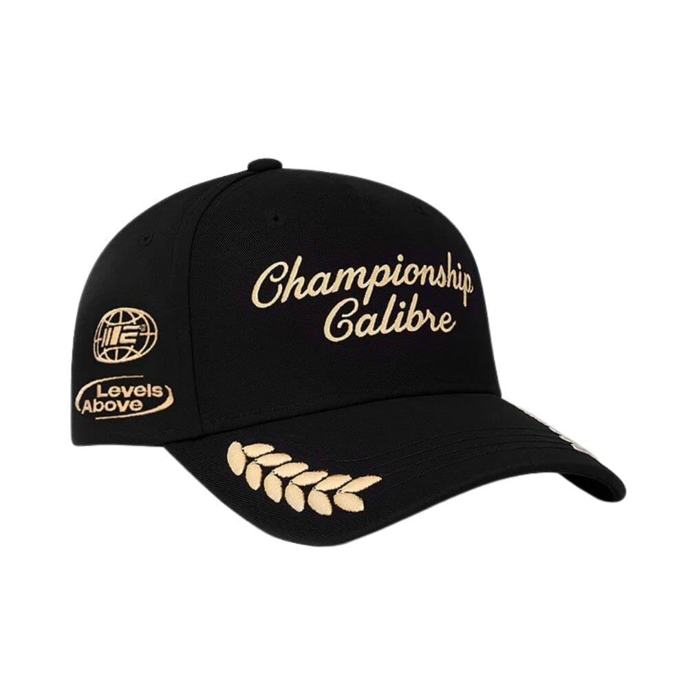 Engage Champion Calibre Snapback Hat Black/Gold Hats Engage 