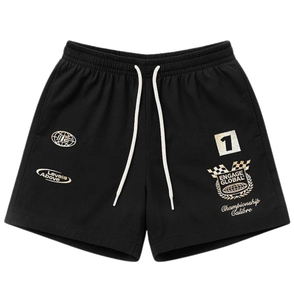 Engage Champion Calibre Track Shorts Black Training Shorts Engage Black Small 
