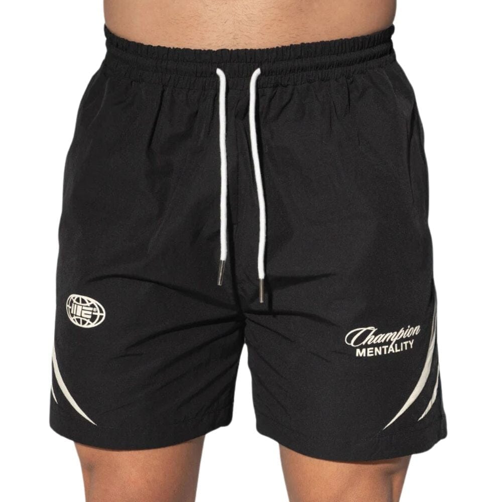 Engage Champion Mentality Track Shorts Black/White Training Shorts Engage 