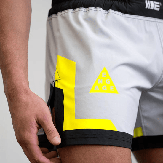 Engage Cool Grey MMA Hybrid Shorts MMA Shorts Engage 