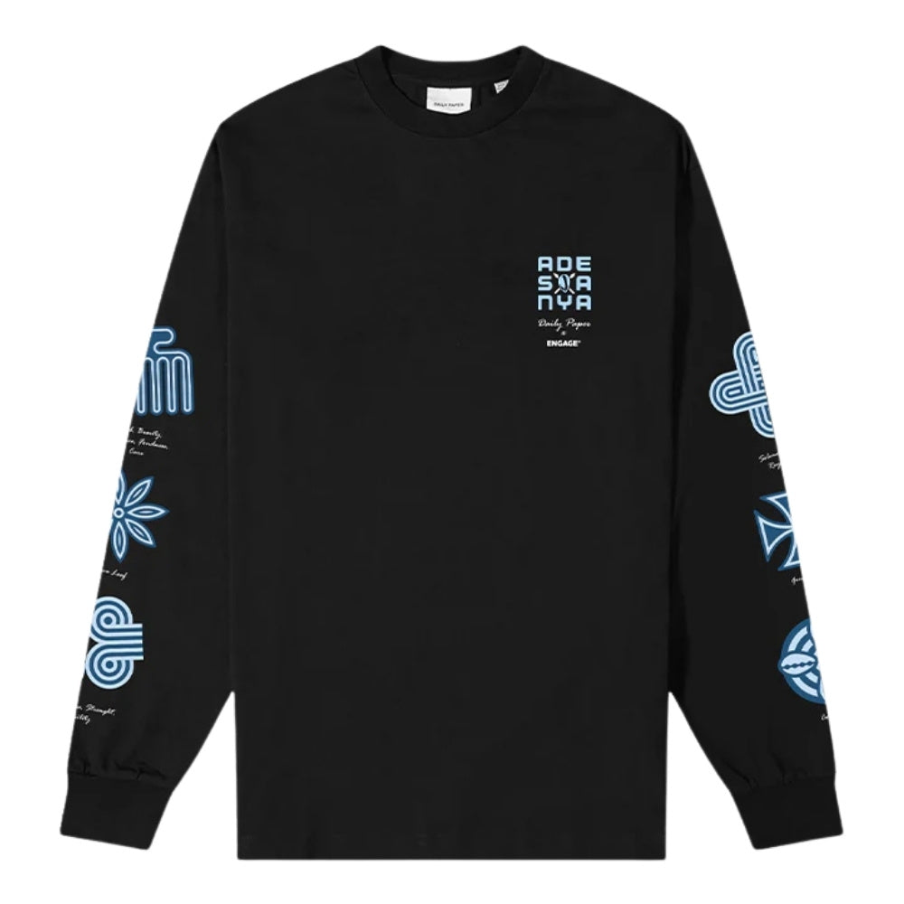 Engage Daily Paper x Adesanya Long Sleeve T-Shirt Black