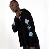 Engage Daily Paper x Adesanya Long Sleeve T-Shirt Black