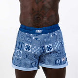 Engage Daily Paper x Adesanya MMA Hybrid Shorts Blue