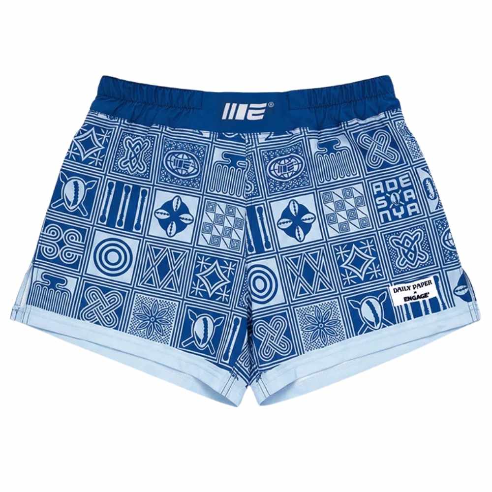 Engage Daily Paper x Adesanya MMA Hybrid Shorts Blue