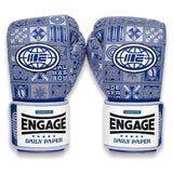 Engage Daily Paper x Adesanya Pro-Tech Boxing Gloves Blue