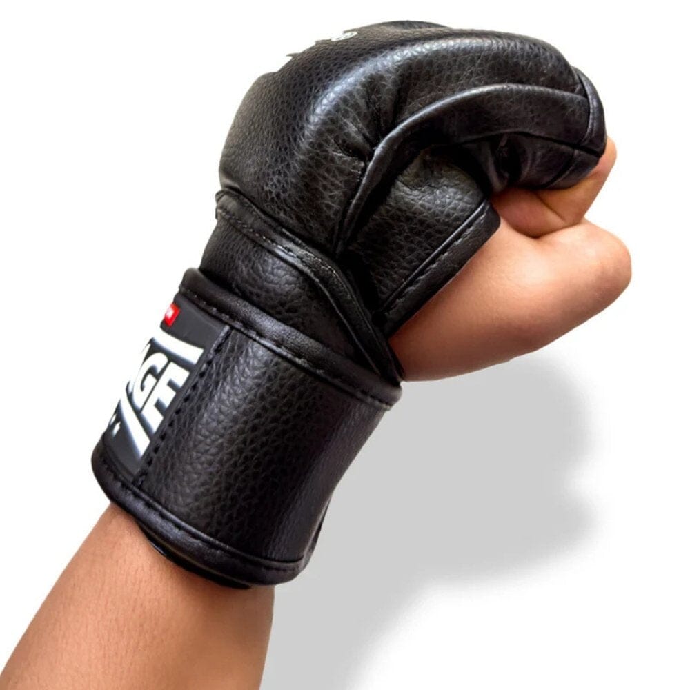 Engage Essential 4oz MMA Grappling Gloves Black MMA Sparring Gloves Engage 