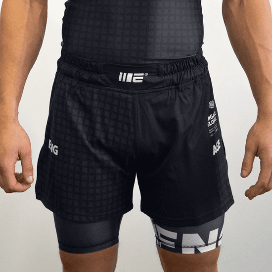 Engage Grid Tech 2 in 1 Hybrid Shorts MMA Shorts Engage 