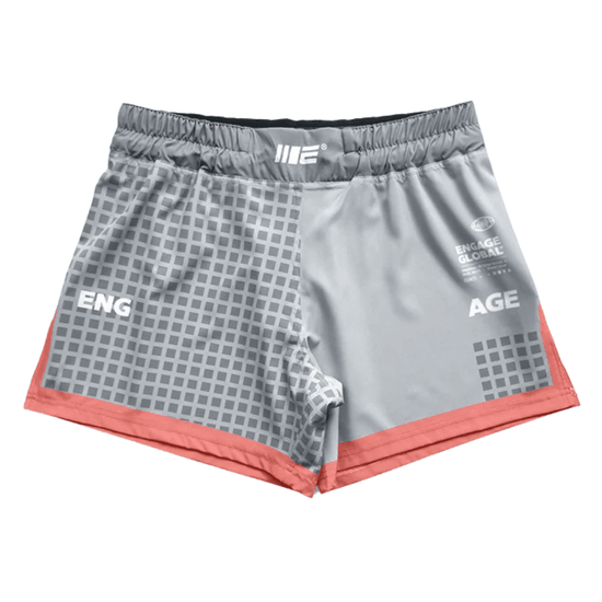 Engage Grid Tech MMA Hybrid Shorts MMA Shorts Engage Grey Small 