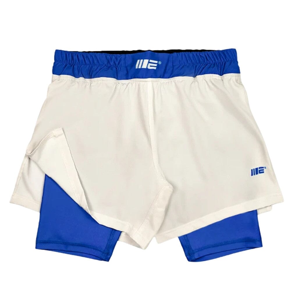 Engage Invictus 2-in-1 Hybrid Shorts Royal Ivory MMA Shorts Engage Royal Ivory Small 
