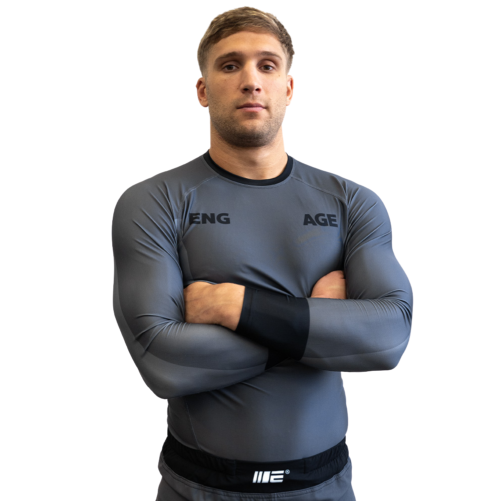 Engage Iron Grey Long Sleeve Rashguard