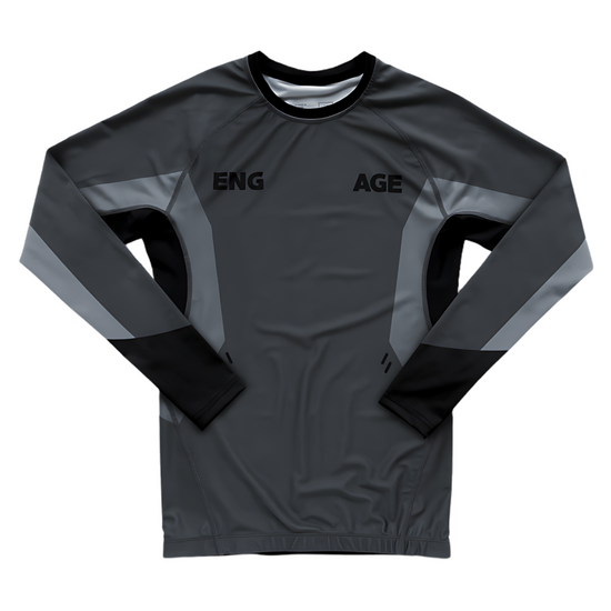 Engage Iron Grey Long Sleeve Rashguard