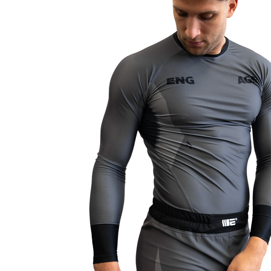 Engage Iron Grey Long Sleeve Rashguard