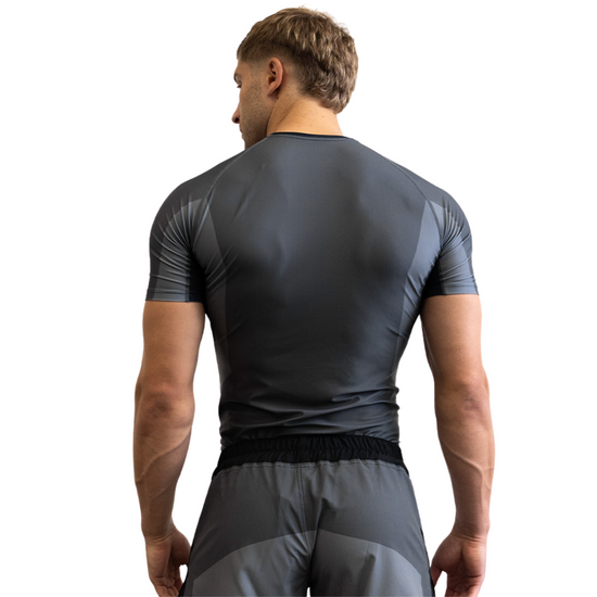 Engage Iron Grey Short Sleeve Rashguard