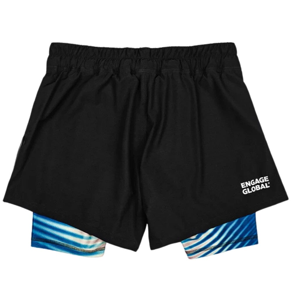 Engaging Shorts Engage Lo-Fi 2-in-1 Hybrid Shorts Black – MMA Fight Store
