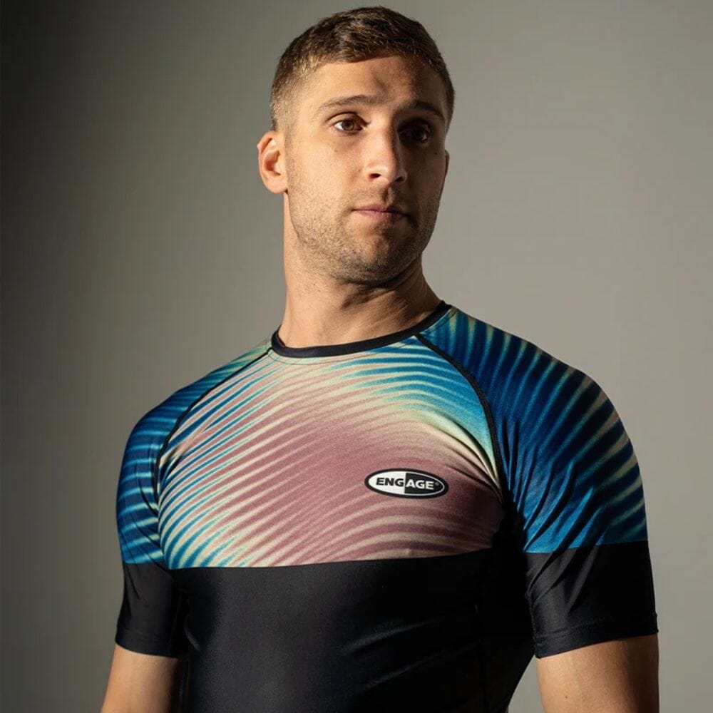 Engage Lo-Fi Short Sleeve Rashguard Black Rashguards Engage 