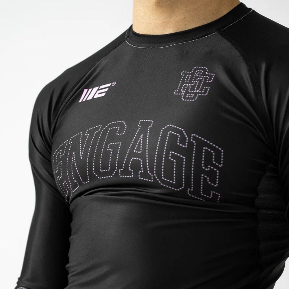 Engage Phantom Long Sleeve Rashguard Black/Pink Rashguards Engage 
