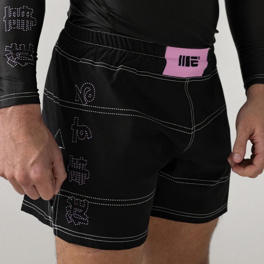 Engage Phantom MMA Hybrid Shorts Black/Pink MMA Shorts Engage 
