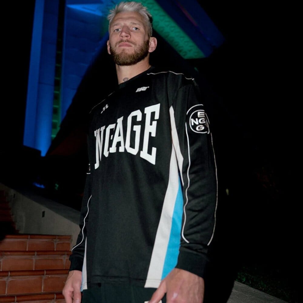 Engage MX Long Sleeve Jersey Black/White/Blue T-Shirts Engage 