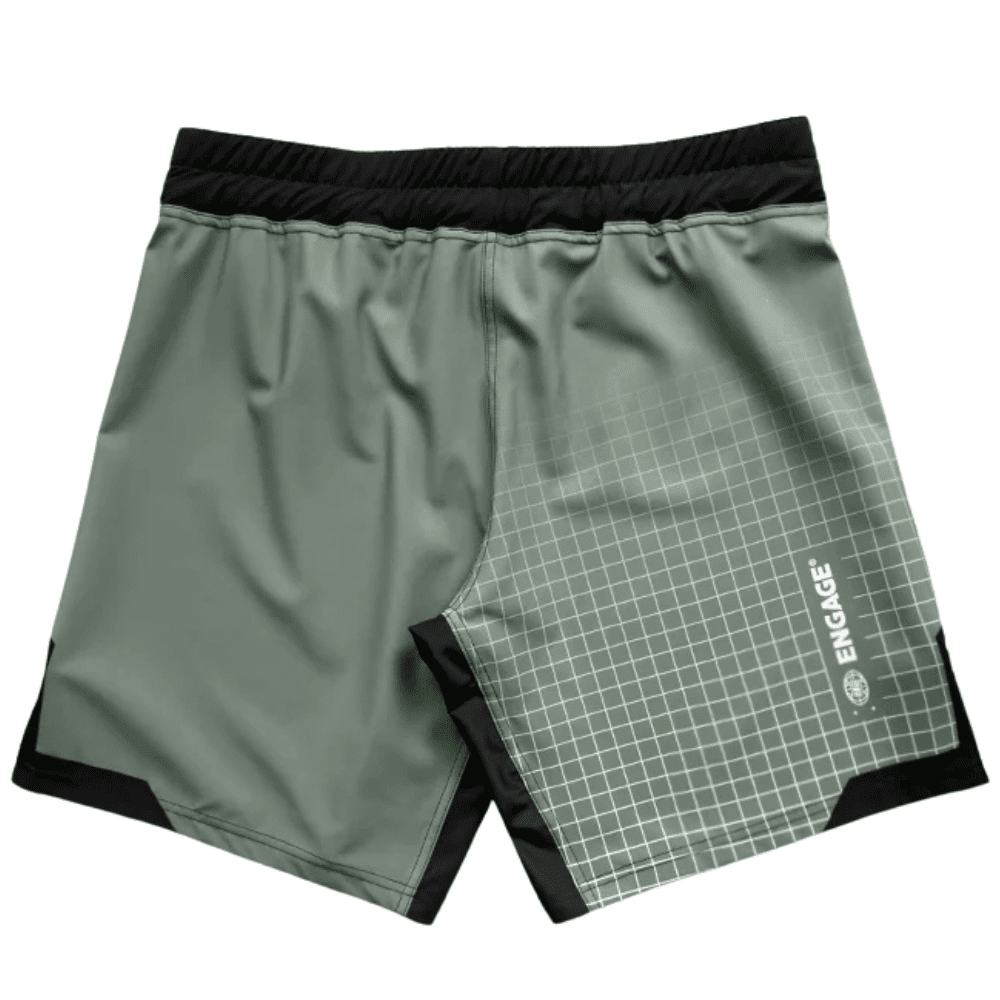 Engage Olive Graph MMA Grappling Shorts MMA Shorts Engage 