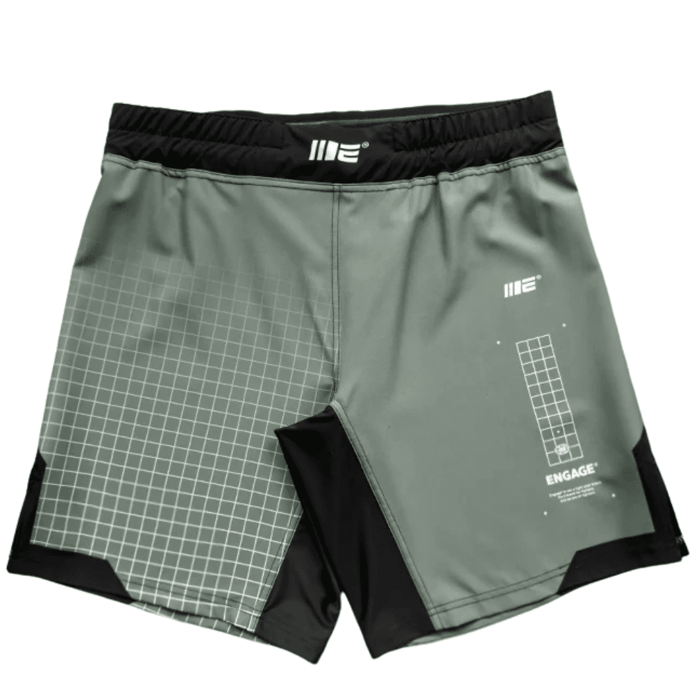 Engage Olive Graph MMA Grappling Shorts MMA Shorts Engage Small 