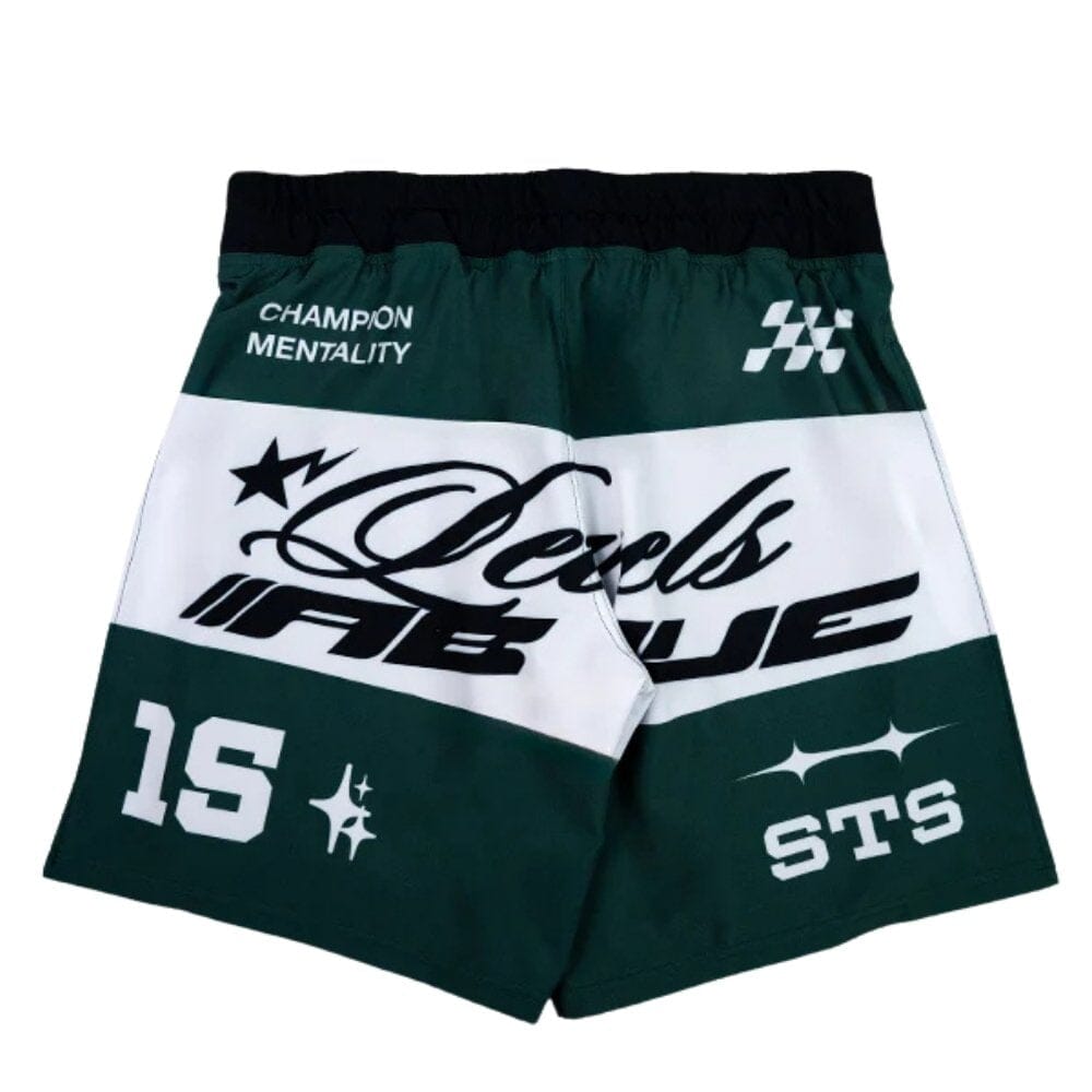 Engage Pit Crew 2-in-1 Gladiator Shorts Eucalyptus MMA Shorts Engage 