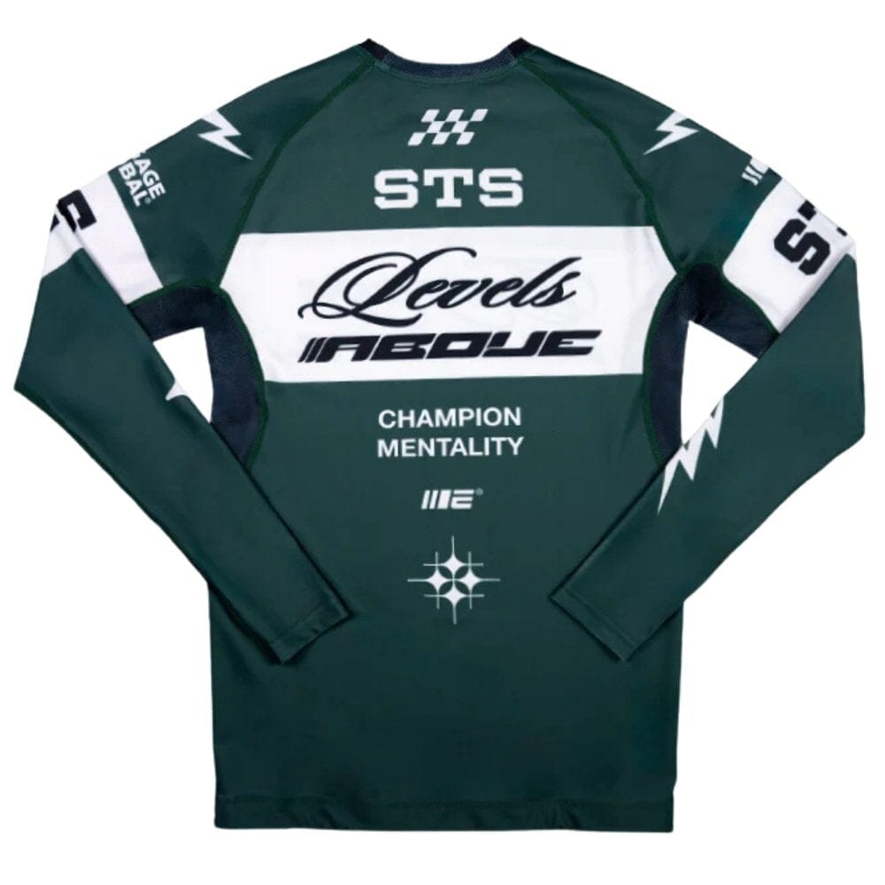 Engage Pit Crew Long Sleeve Rashguard Eucalyptus Rashguards Engage 