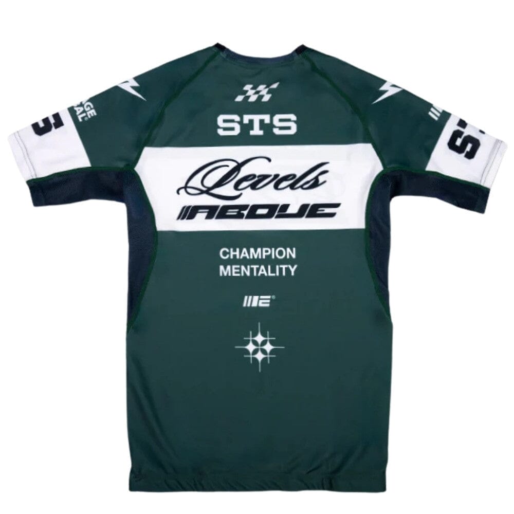 Engage Pit Crew Short Sleeve Rashguard Eucalyptus Rashguards Engage 