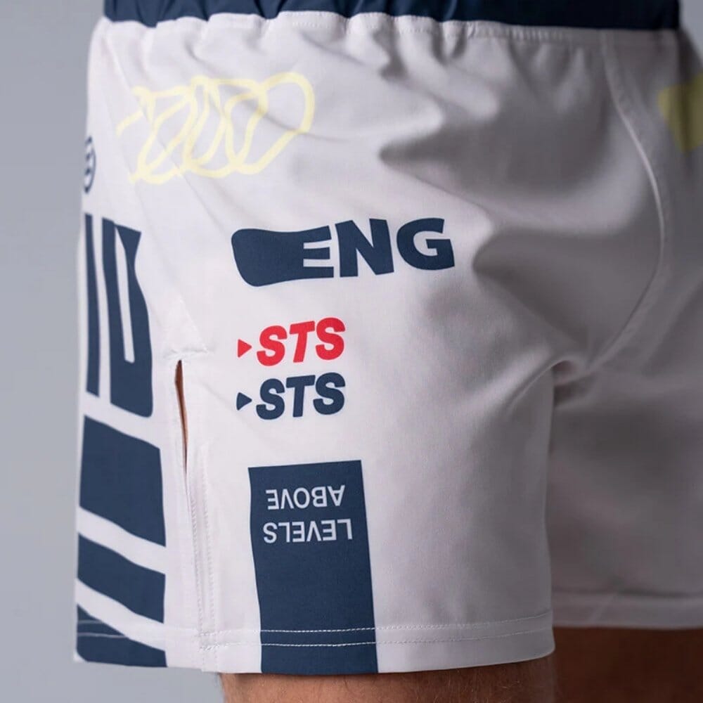 Engage Set The Standard MMA Hybrid Shorts White MMA Shorts Engage 
