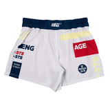Engage Set The Standard MMA Hybrid Shorts White