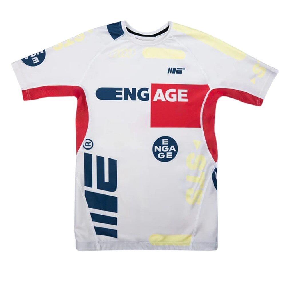 Engage Set The Standard Short Sleeve Rashguard White Rashguards Engage White Small 