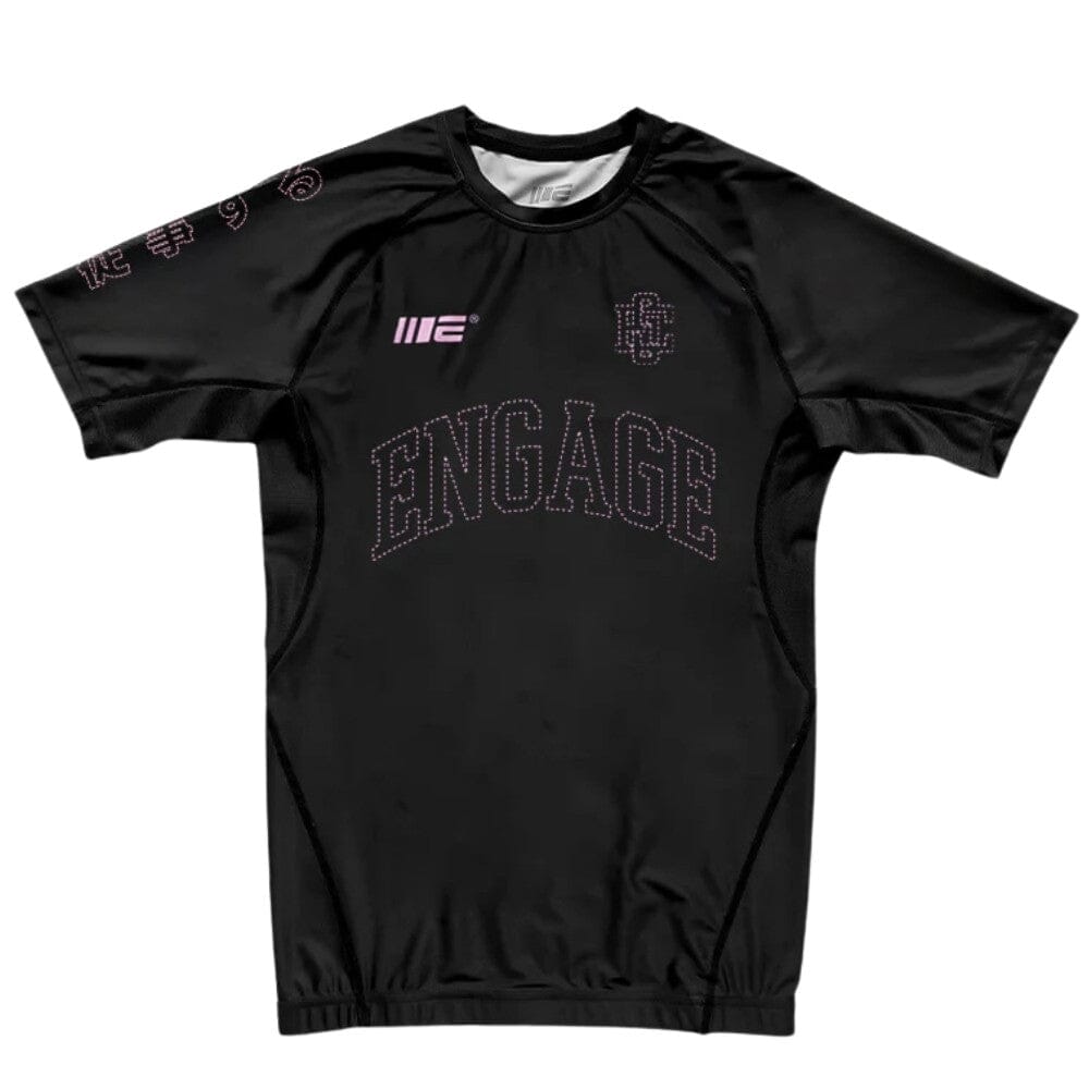 Engage Phantom Short Sleeve Rashguard Black/Pink Rashguards Engage Black/Pink Small 