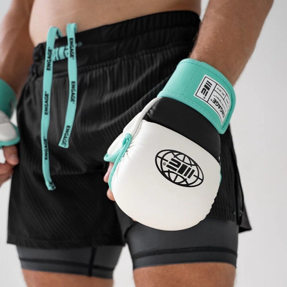 Engage Tuff & Co v2 2-in-1 Hybrid Shorts Black MMA Shorts Engage 