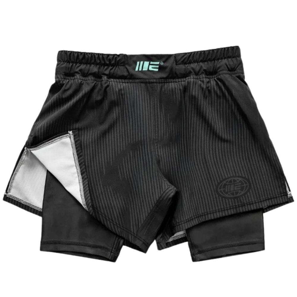 Engage Tuff & Co v2 2-in-1 Hybrid Shorts Black MMA Shorts Engage Black Small 