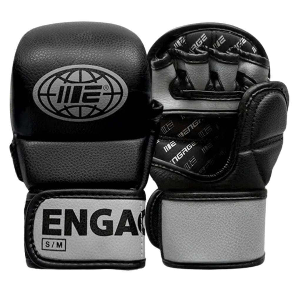 Engage W.I.P Series MMA Grappling Gloves Oakland Grey MMA Sparring Gloves Engage Oakland Grey S/M 