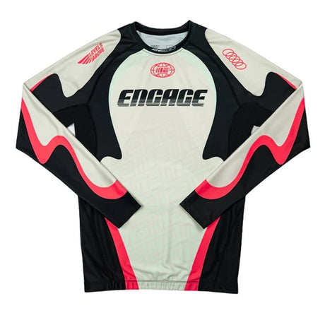 Engage Y2K NRG Long Sleeve Rashguard Black/Red/White Rashguards Engage Black/Red/White Small 