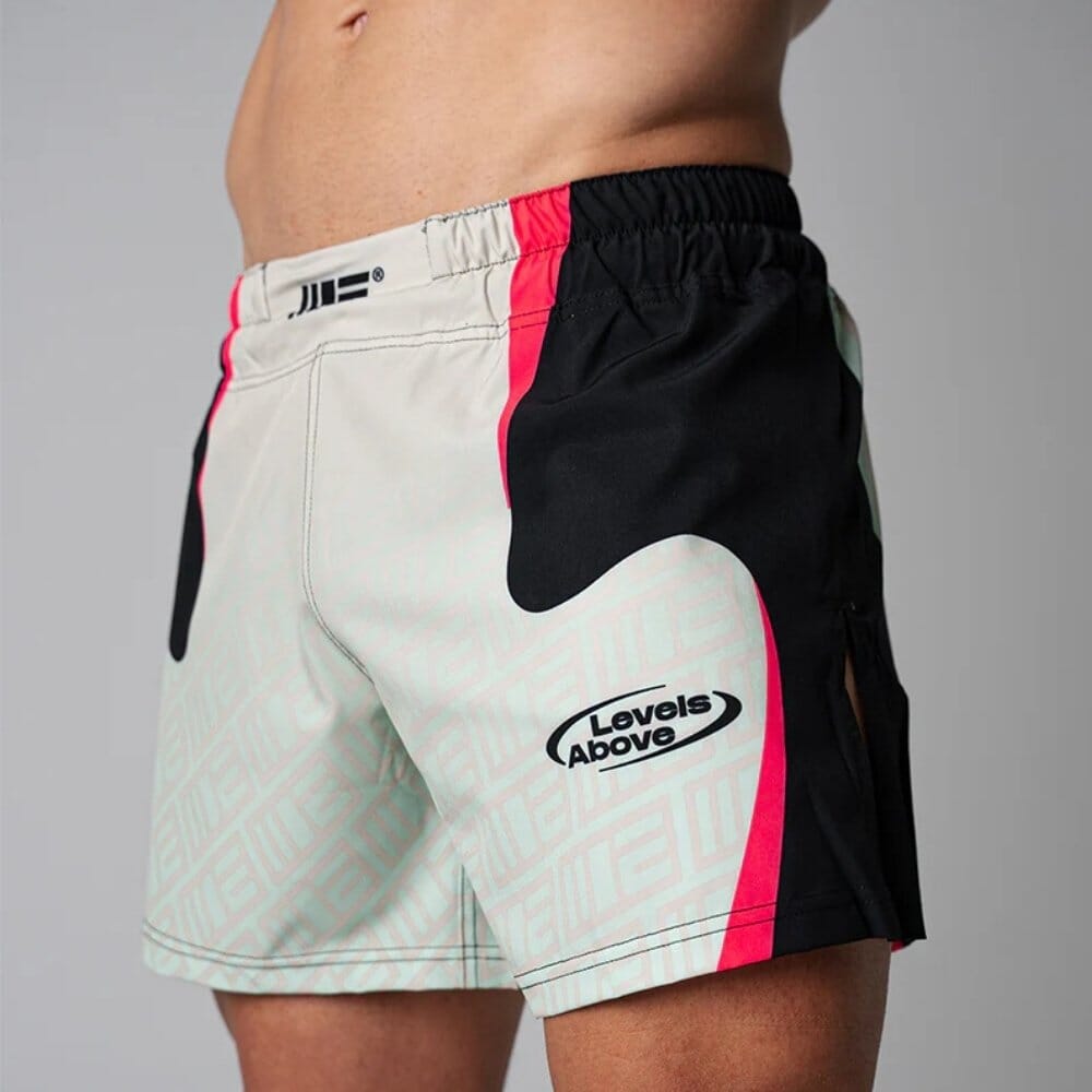 Engaging Shorts Engage Y2K NRG MMA Hybrid Shorts Black/Red/White – MMA Fight Store