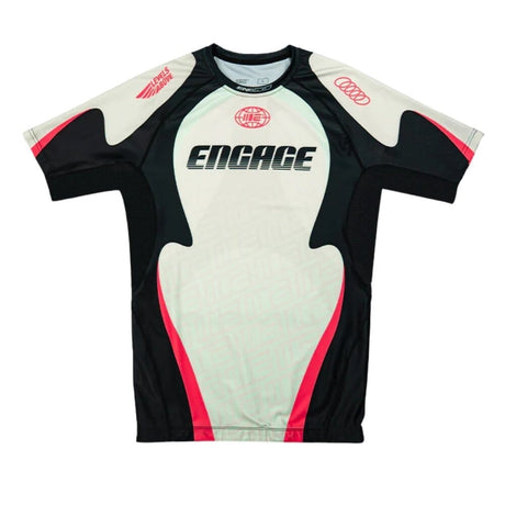 Engage Y2K NRG Short Sleeve Rashguard Black/Red/White Rashguards Engage Black/Red/White Small 