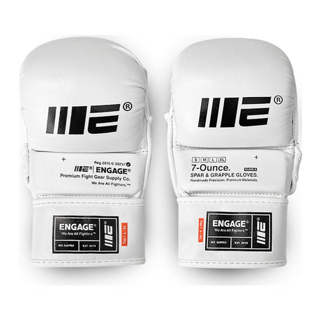 Engage white mma 7oz gloves