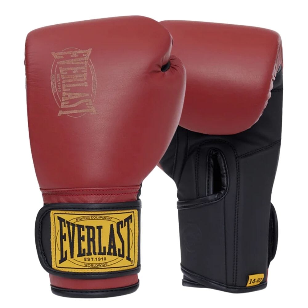 Everlast 1910 Advanced Boxing Gloves Red Boxing Gloves Everlast Red 12oz 
