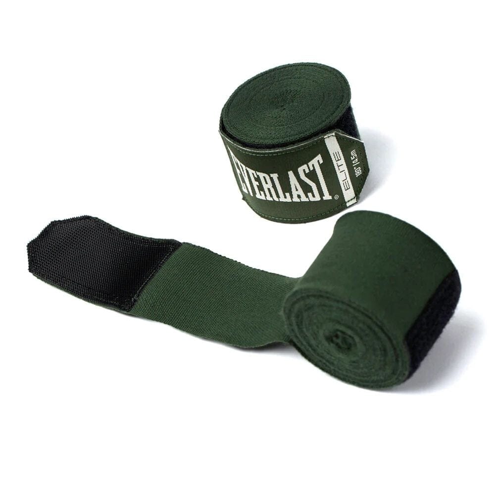 Everlast Elite 180 Inch Hand Wraps Green Hand Wraps Everlast 